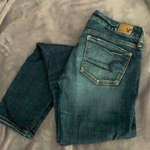 American eagle skinny jegging size 4 long